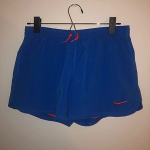 Blue Nike Running Shorts